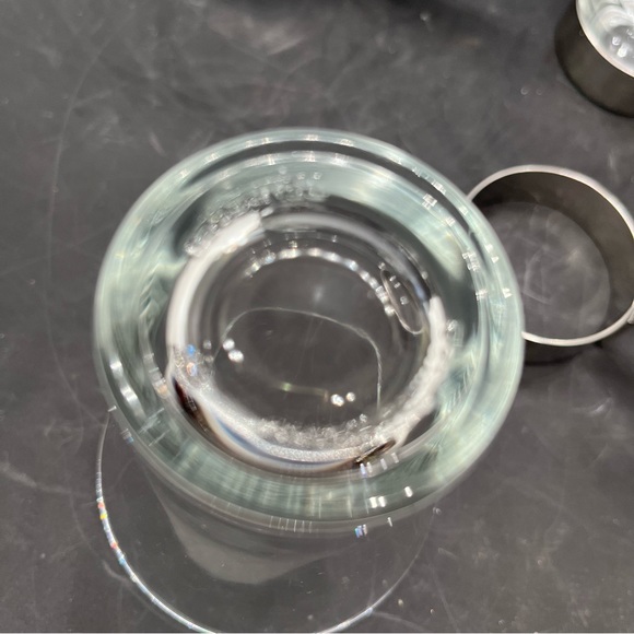 BORMIOLI 3 Glasses W/stainless steel 8oz glass Mug ITALIAN COFFEE ESPRESSO - Picture 5 of 12